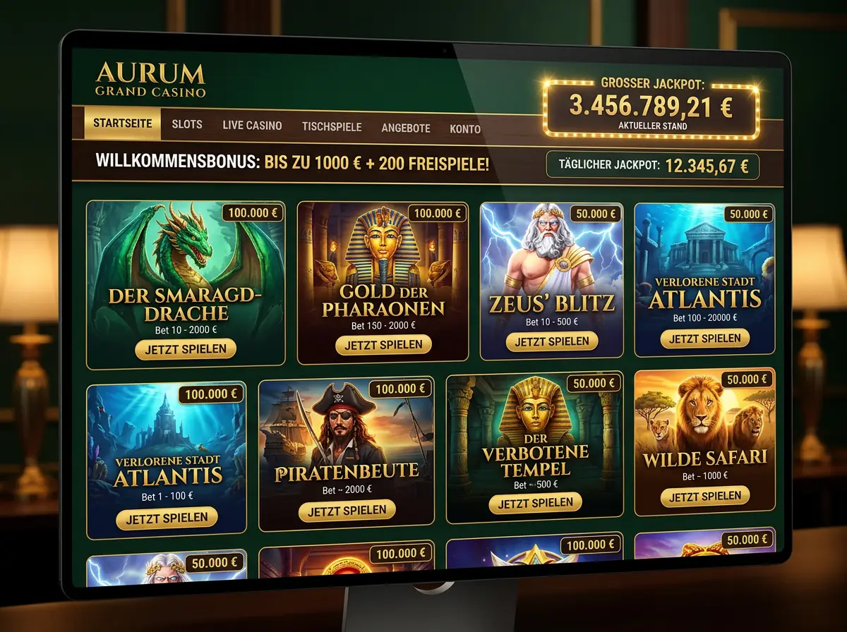Alawin — Spielsaal und Angebot