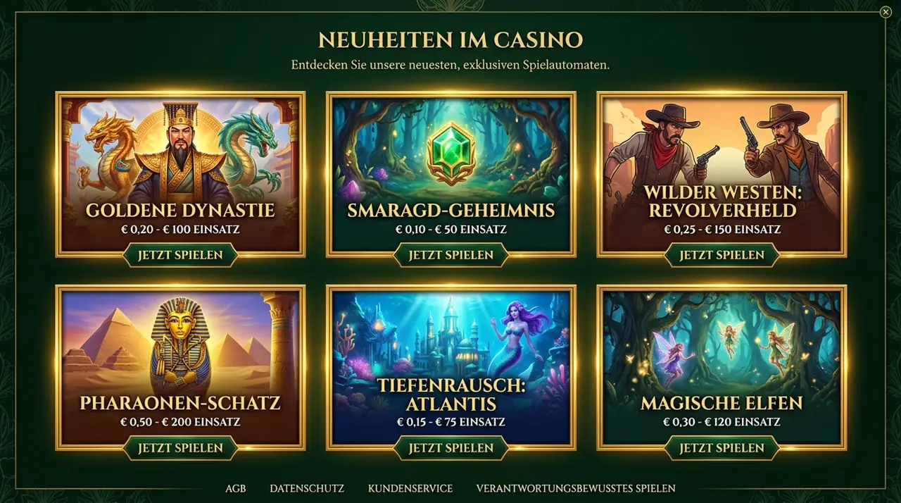 Neuheiten & Jackpots im Alawin